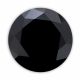 3.69 Carat 9.06 MM Certified Real Natural Fancy Jet Black AA Round Loose Diamond