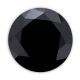 2.72 Carat 8.02 MM Certified Real Earth Mined Jet Black AAA Round Loose Diamond