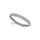 White Diamond 7 Row Hip Hop Bangle 7 Inch Bracelet 14K Gold