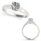 G-H Diamond Antique Channel Set Promise Ring Band 14K Gold
