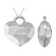 9 MM Designer Love Heart Shape Mens Women Pendent 18 Inch Chain 14K Gold